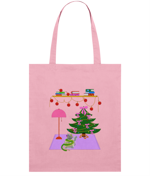 Christmas Caty Light Tote Bag