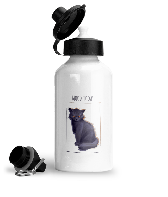 Mood Today: Angry Bidon Sport Din Aluminiu Cu Carabina