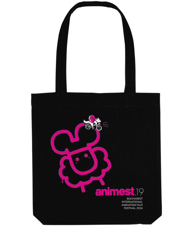 Sacosa neagra Animest 2024 Tote Bag