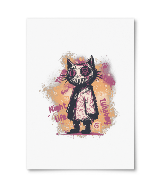 Street Cat Photo Matt Fibre 200 | A4 Portrait