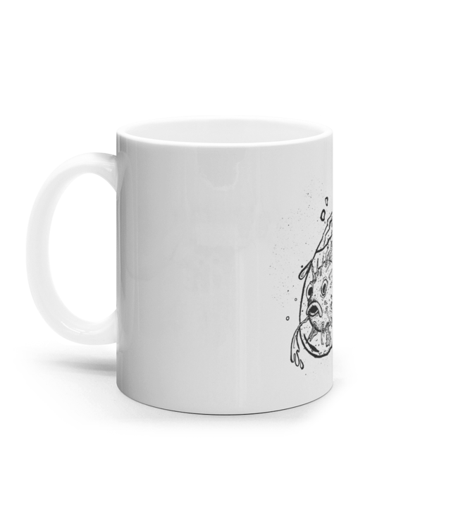 Spicy Fish Cana Ceramica Alba