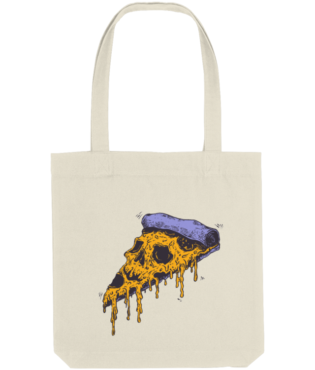 Pizza Face Color Tote Bag