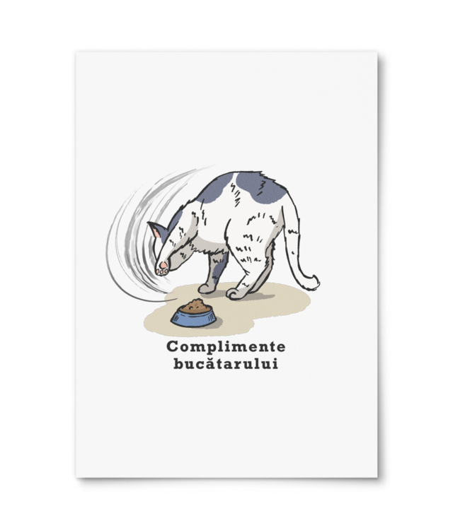 Complimente bucătarului  Poster Premium - Portrait | Photo Matt Fibre 200