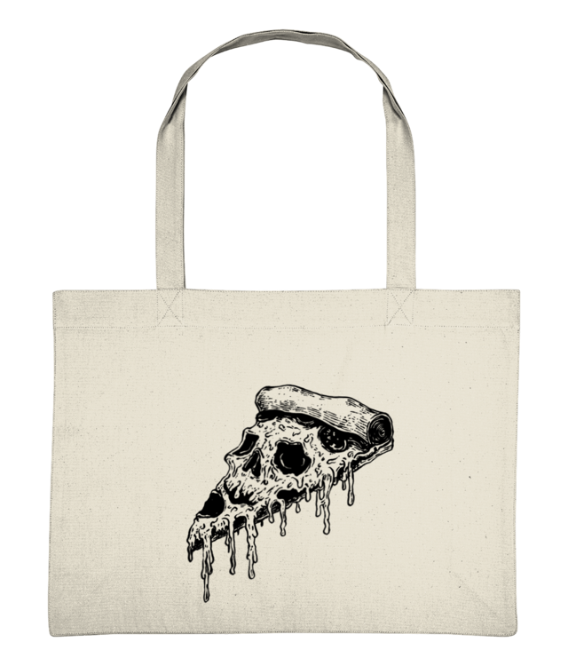 Pizza Face Shopping Bag