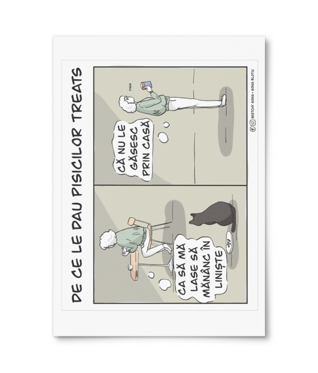 De ce le dau pisicilor treats Giclée Fine Art - Portrait | William Turner