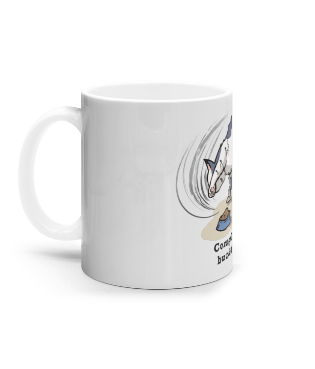 Complimente bucătarului  Cana Ceramica Alba