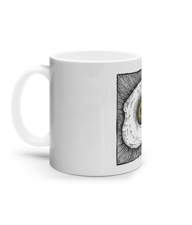 Egg Cana Ceramica Alba