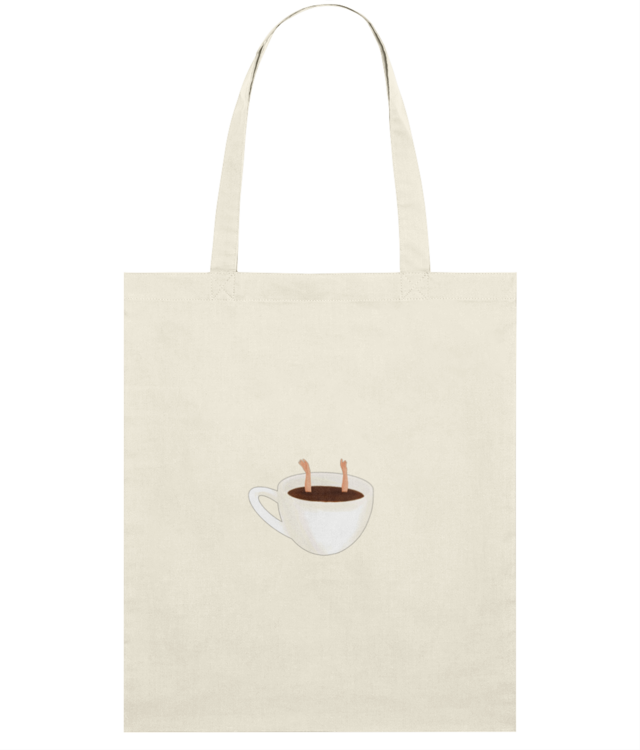 Drowning in coffee Light Tote Bag