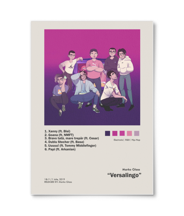 Marko Glass - Versalingo (Poster Premium - fara rama)