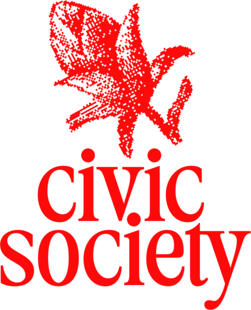 Tricou Civic Society - „Democrație, frumos” FunkySHOP democratie spate