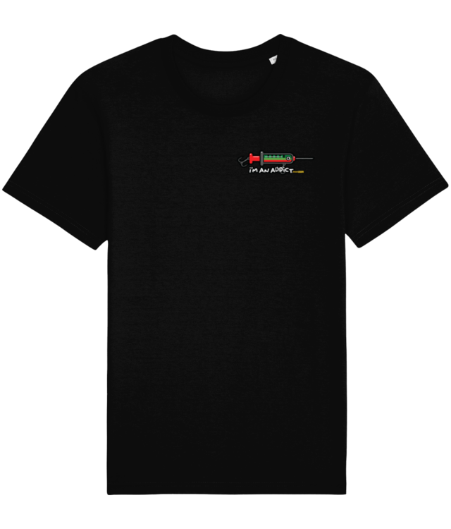 I'm an addict by ASAVAfishing fata/verso - tricou bumbac