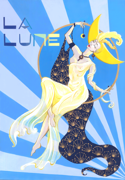 Celestials. The moon