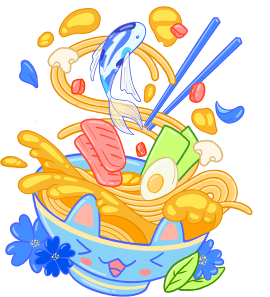 Anime Ramen Cat Bowl