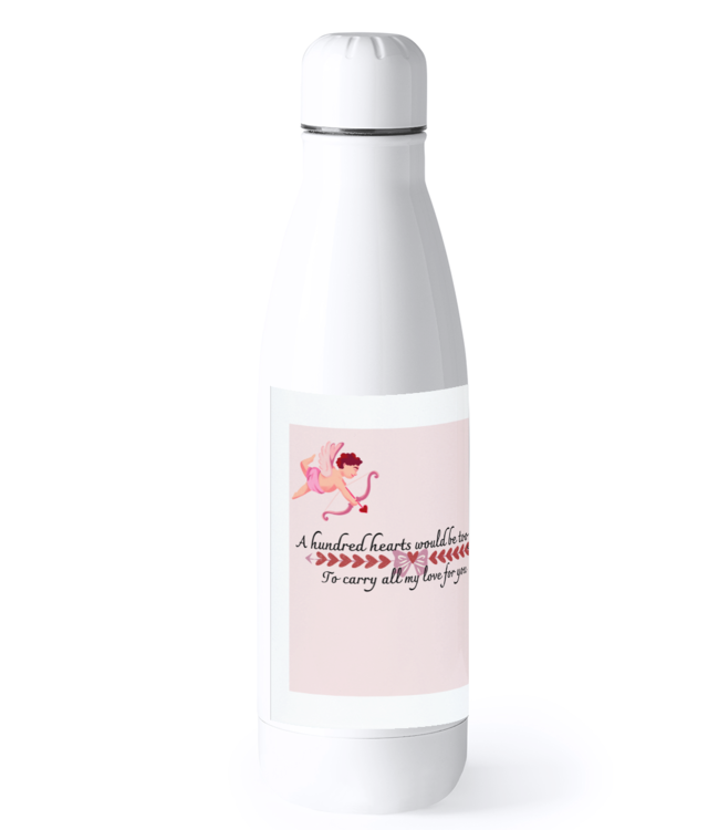 A hundred hearts would be too few Bidon Termic din Oțel Inoxidabil