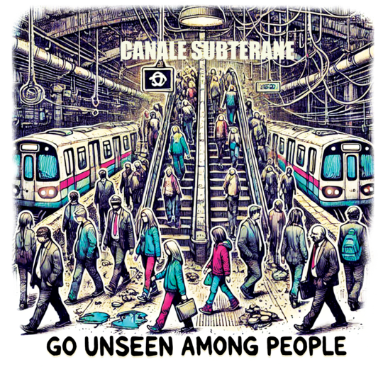  GO UNSEEN AMONG PEOPLE