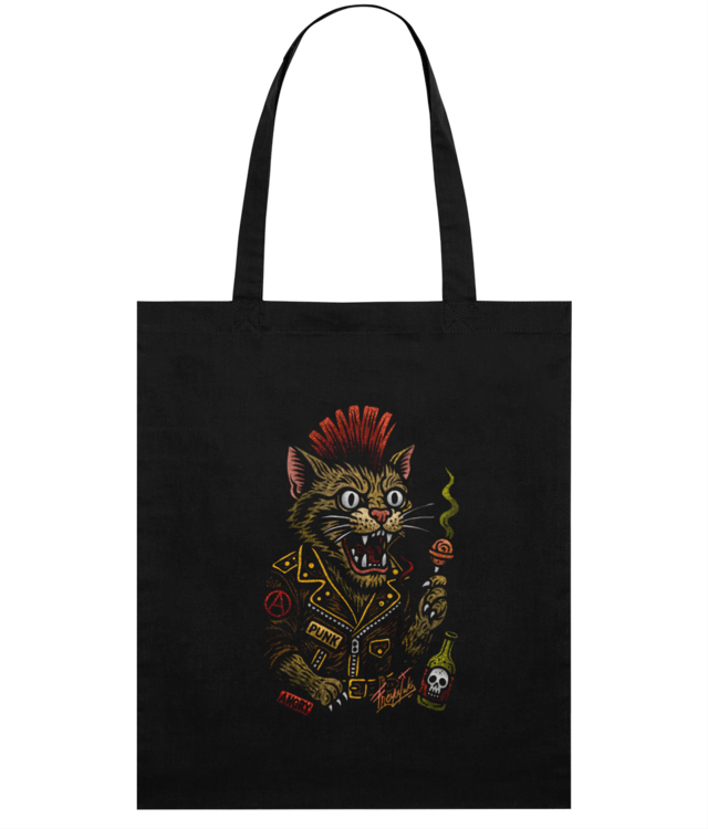 PunkCat#1 Light Tote Bag