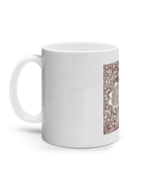 Flowery Cana Ceramica Alba