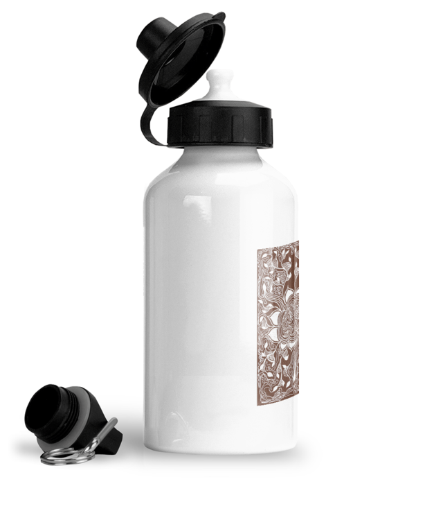 Flowery Bidon Sport Din Aluminiu Cu Carabina
