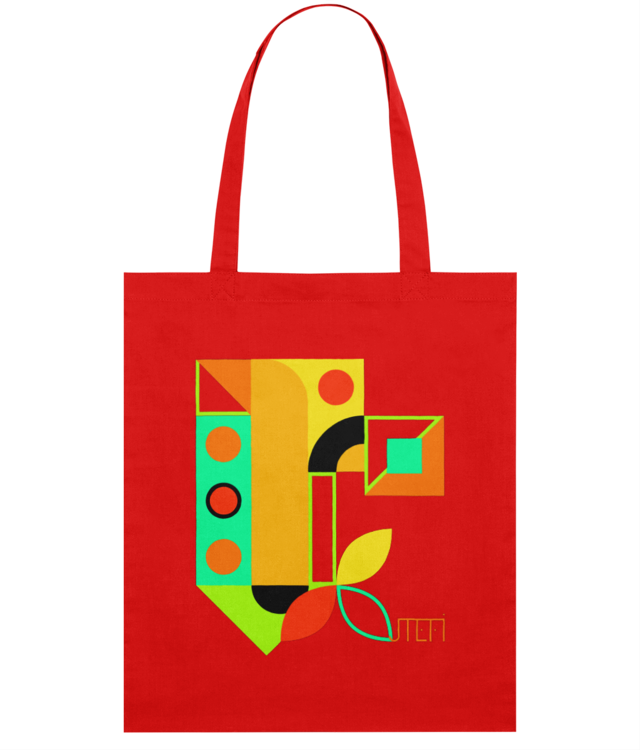 Geometric flower Light Tote Bag