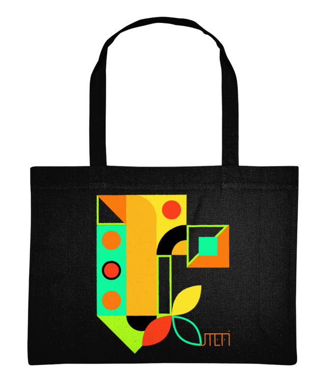 Geometric flower Shopping Bag