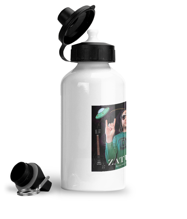 Zaturk - Cana Profile Bidon Sport Din Aluminiu Cu Carabina