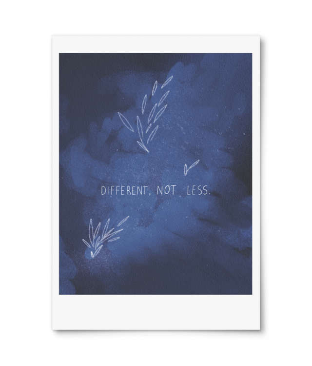 Different, NOT Less Giclée Fine Art - Portrait | William Turner