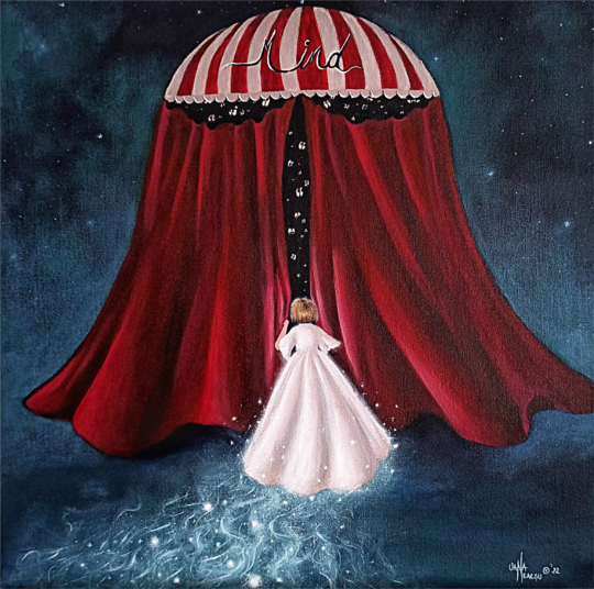 Print de arta, "Perceptia", tote bag, Oana Neacsu Art