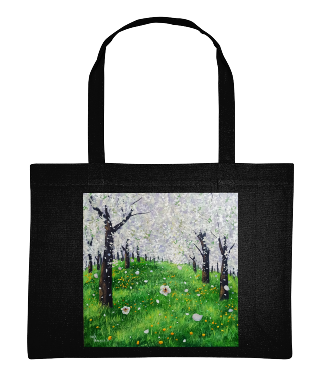 Tote bag Shopping bag cu print de arta "Parfum proaspat", Oana Neacsu Art Shopping Bag