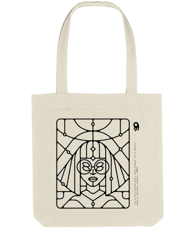 Cajva - Just My Type Lineart Print-01 Tote Bag