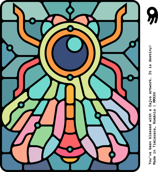 Cajva - Bag Just Wing It Color Print