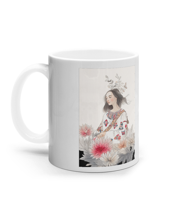 Soaptele vantului Cana Ceramica Alba