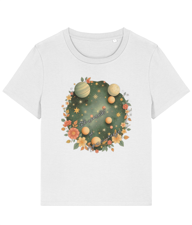 Tricou Fete/Femei din bumbac organic/ Vintage Stella Muser 