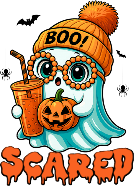 BOO GHOST SCARED