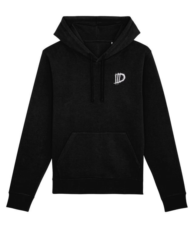 Hanorac Negru Logo DDD Brodat