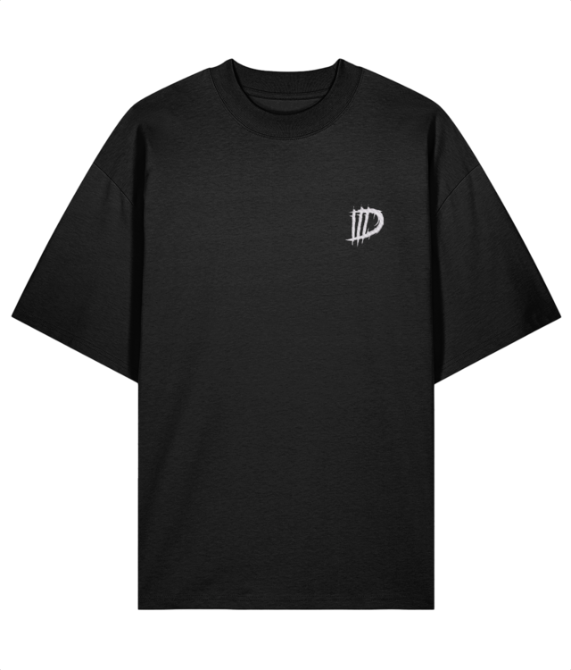 Tricou Negru Logo DDD Brodat