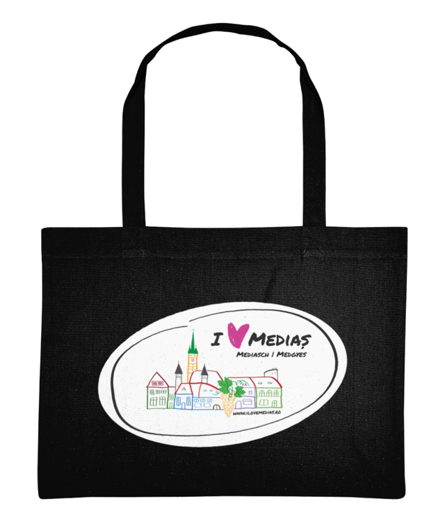 Shopping bag - I Love Mediaș by the kids
