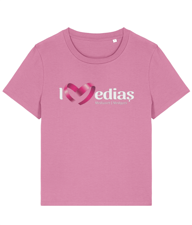 Cu logo I Love Mediaș alb Stella Muser STTW172