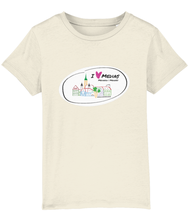 Tricou copii, bumbac premium Mini Creator - I Love Mediaș by the kids