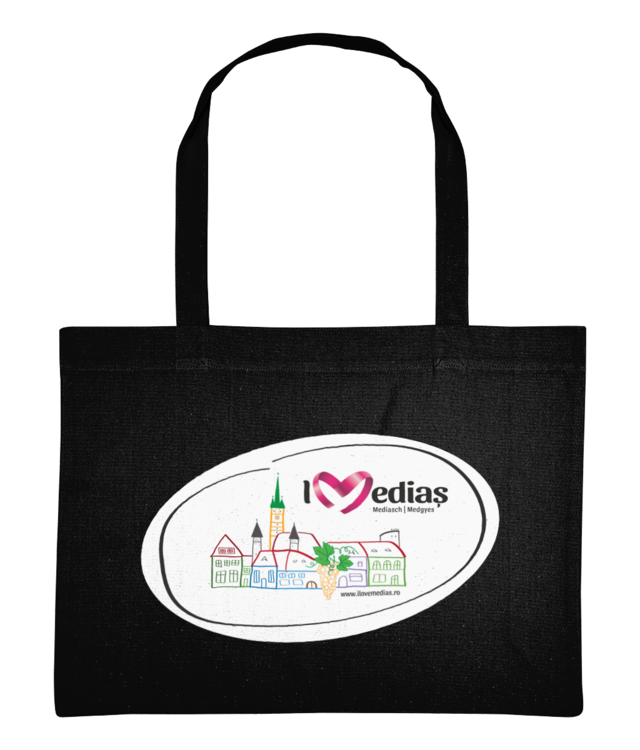 I Love Mediaș by the kids - logo original Shopping Bag