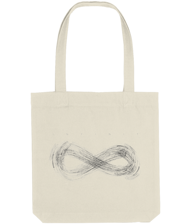 Infinit (negru) Tote Bag