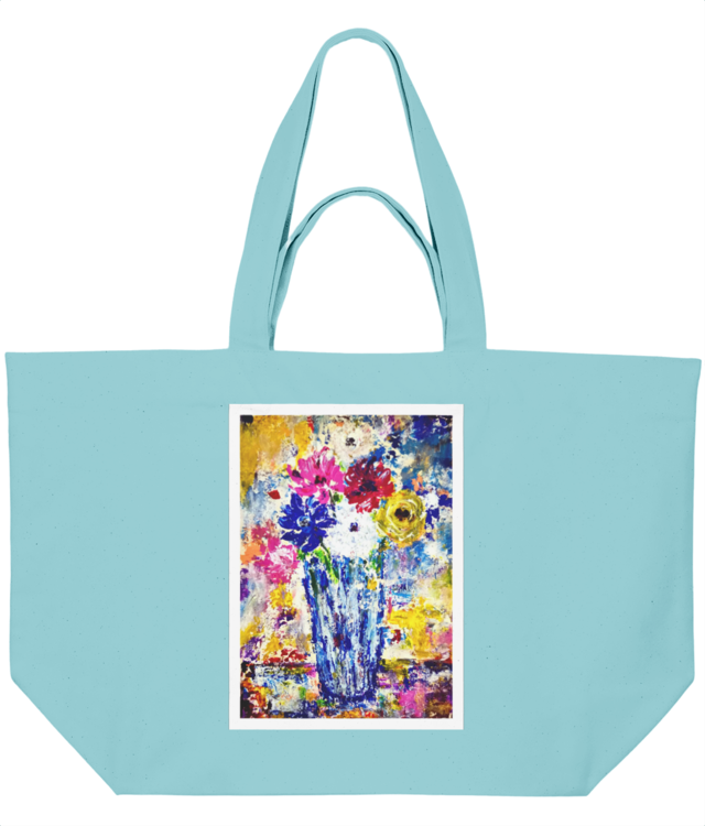 Borrowed from Spring | Original Art Shopping bag 2.0 STAU117