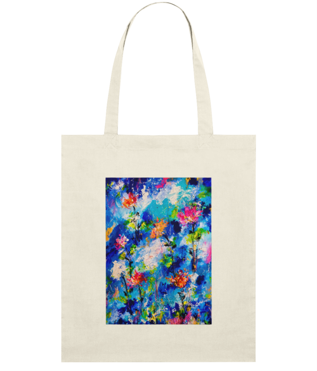 Sea Wind Garden | Original Art Light Tote Bag