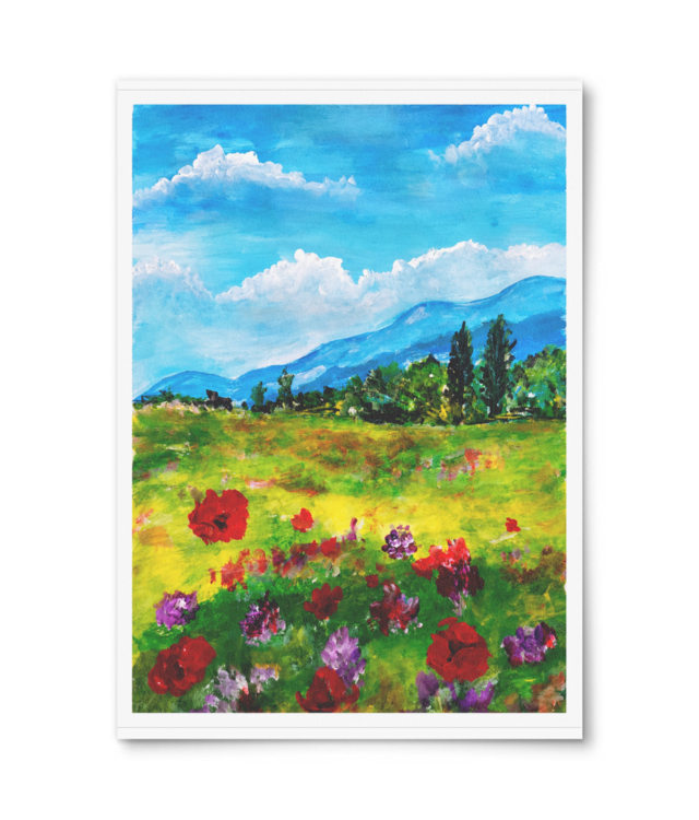Azure Horizons | Original Art Photo Matt Fibre 200 | A4 Portrait
