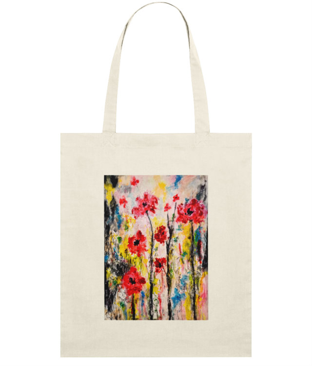 The Garden Refused to Behave | Original Art Light Tote Bag