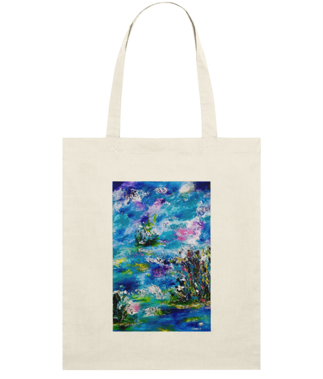 Impressions of the Danube Delta | Original Art Light Tote Bag