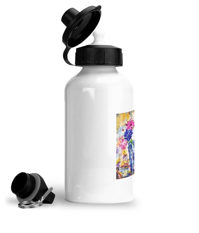 Borrowed from Spring | Original Art Bidon Sport Din Aluminiu Cu Carabina