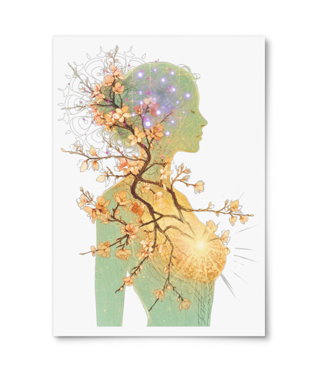 Spring Awakening Goddess | Digital Design Photo Matt Fibre 200 | A4 Portrait