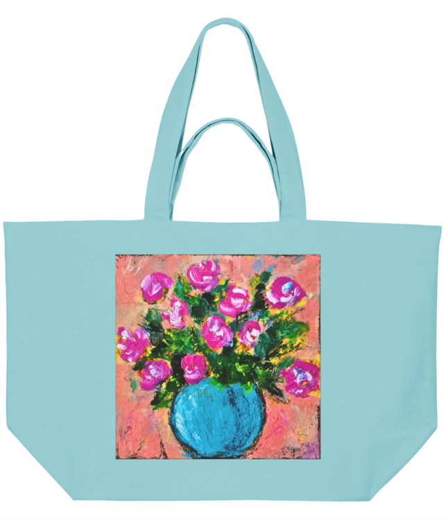 Blue Vase_Original Art Shopping bag 2.0 STAU117