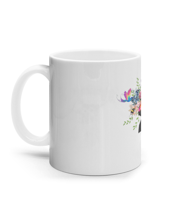 Head full of flowers | Design Digital Cana Ceramica Alba