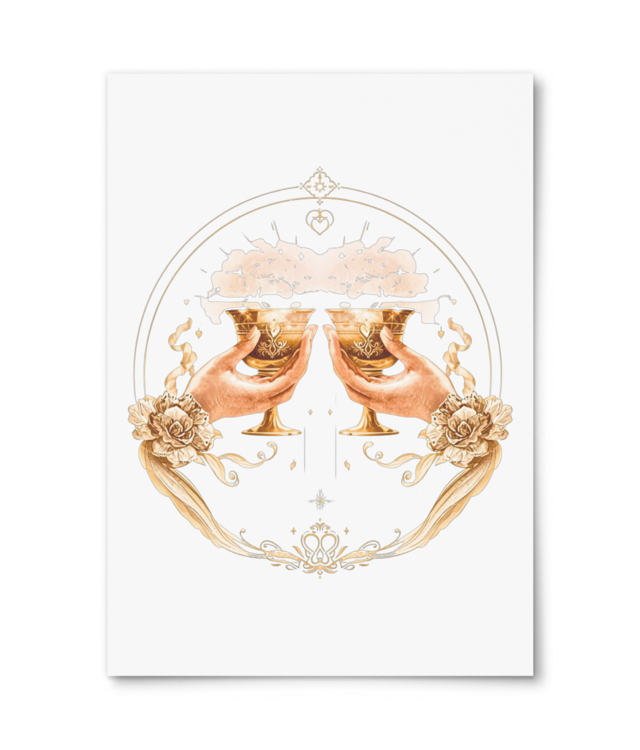 Two of Cups Love | Design Digital Photo Matt Fibre 200 | A4 Portrait